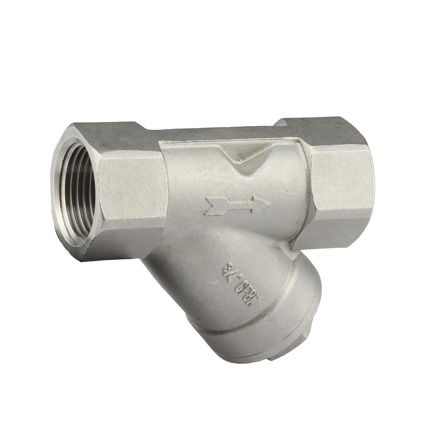 3Pc spring vertical check valve