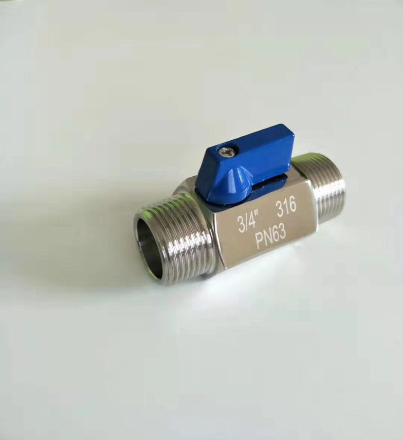 PN63 stainless Steel Mini Ball Valve with M/F Thread