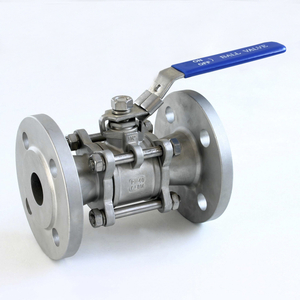 Manual Flanged Connection 3PC Ball Valve for Industrial Application