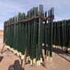 Green Painted Post Metal Fence Posts Galvanized Steel Post