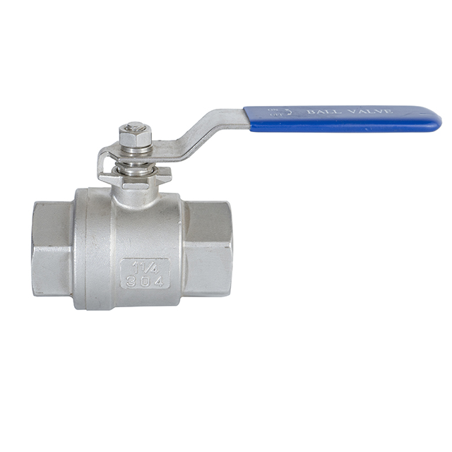 11/4" SS316/304 Ansijis/DIN 2PC Flanged Ball Valve with Locking Device