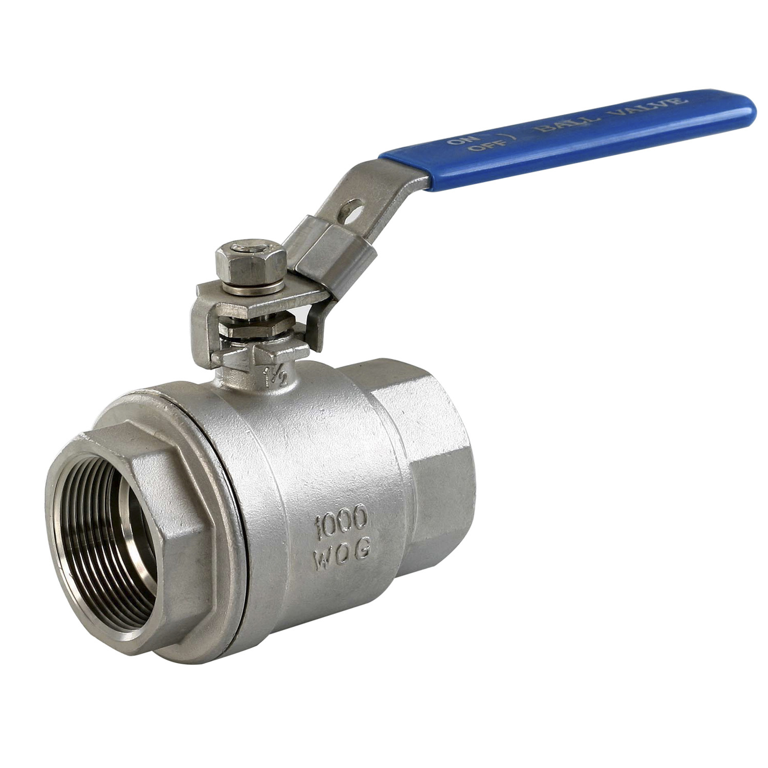 2-PC Ball Valve with Stainless Steel Handle