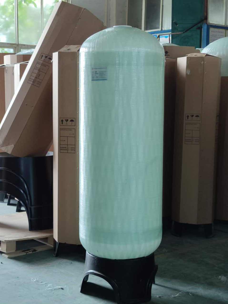 FRP Fiberglass Water Filter Tank/softened water pressure vessels