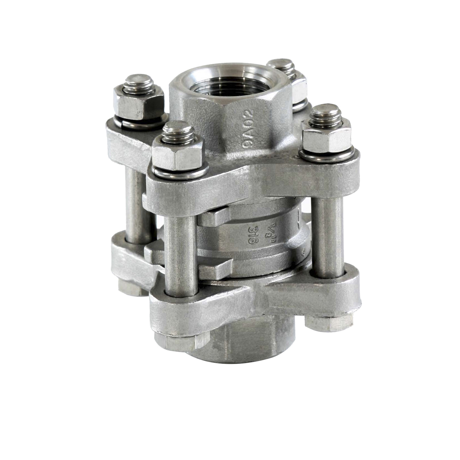 Stainless Steel BSP NPT Thread screwed 2pc 3pc ball valve